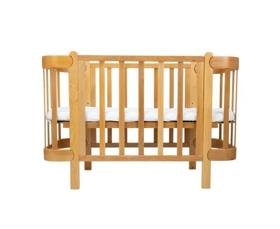 Кроватка Ingvart трансформер Nika 60 с опускной боковинкой (60х94, 60х120) натуральная (3190031028), изображение 2 Кроватка Ingvart трансформер Nika 60 с опускной боковинкой (60х94, 60х120) натуральная (3190031028), изображение 2