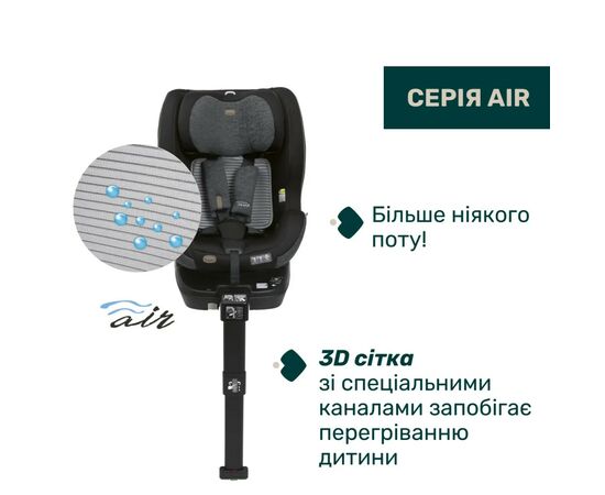 Автокресло Chicco Seat3Fit Air i-Size black/grey (8058664173495) (79879.16), изображение 6 Автокресло Chicco Seat3Fit Air i-Size black/grey (8058664173495) (79879.16), изображение 6