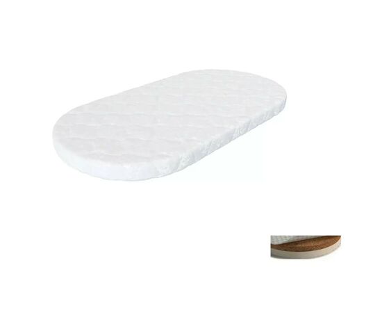 Матрац для дитячого ліжечка Ingvart Smart Bed Oval кокос+латекс, 60х120 см (2100087000004)