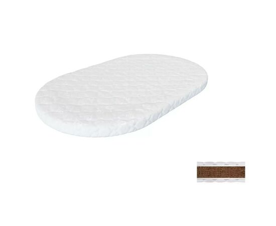 Матрац для дитячого ліжечка Ingvart Smart Bed Round кокос, 72х120 см (2100023000006)