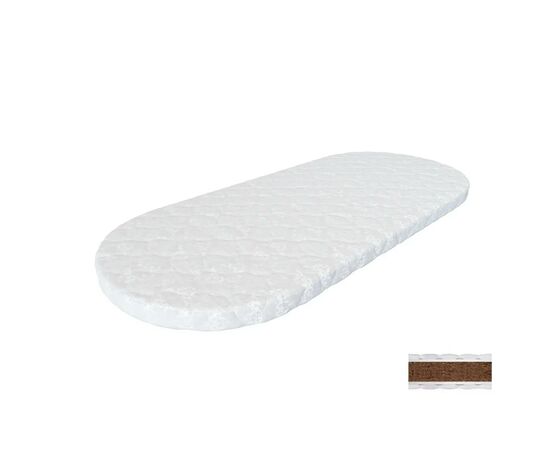 Матрац для дитячого ліжечка Ingvart на диванчик Smart Bed Round кокос, 72х168 см (7225252)