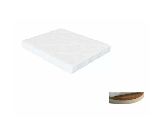 Матрац для дитячого ліжечка Ingvart Середня секція матраца в ліжко Smart Bed Oval кокос+латекс, 60х48 см (6017273)
