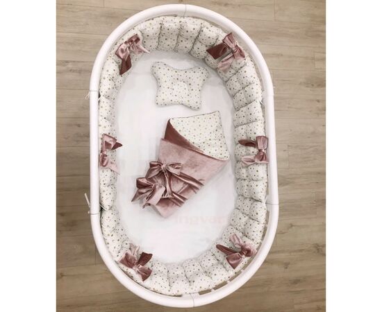 Детский постельный набор Ingvart Звездный лоск 5-в-1 в кроватку Smart Bed (345674567), изображение 3 Детский постельный набор Ingvart Звездный лоск 5-в-1 в кроватку Smart Bed (345674567), изображение 3