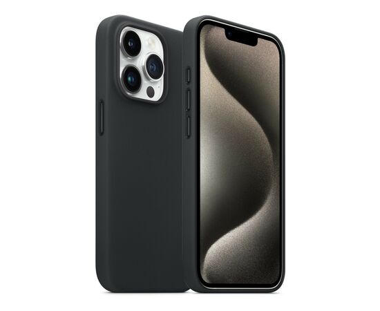 Чехол для мобильного телефона Armorstandart FAKE Leather Case Apple iPhone 15 Pro Max Black (ARM76305), изображение 3