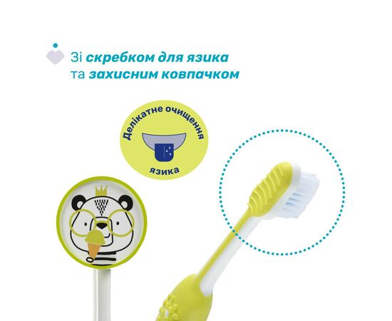 Детская зубная щетка Chicco на присоске, 3-6 лет, 2 шт. (12084.00), изображение 3 Детская зубная щетка Chicco на присоске, 3-6 лет, 2 шт. (12084.00), изображение 3