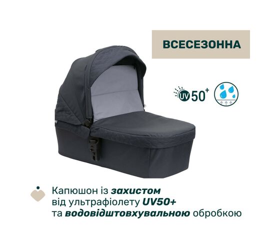 Коляска Chicco 2 в 1 Seety сіра (2900990869008) (87097.53.01), изображение 5 Коляска Chicco 2 в 1 Seety сіра (2900990869008) (87097.53.01), изображение 5