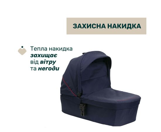 Коляска Chicco 2 в 1 Seety синяя (2900990870639) (87097.79.01), изображение 4