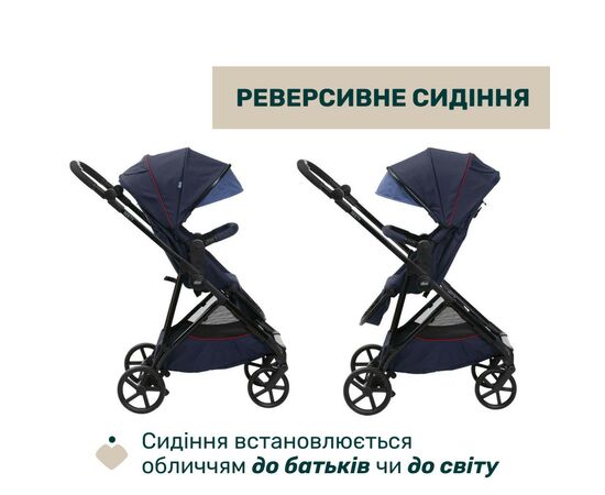 Коляска Chicco 2 в 1 Seety синяя (2900990870639) (87097.79.01), изображение 8