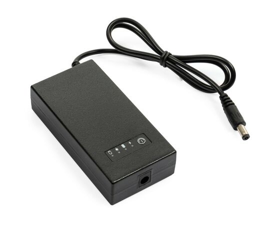 Источник бесперебойного питания C-DATA 14,8Wh з функцією UPS 12V/1A (inp DC-female 5,5x2,1mm; out DC-male 5,5x2,1) (V1201W), изображение 2 Источник бесперебойного питания C-DATA 14,8Wh з функцією UPS 12V/1A (inp DC-female 5,5x2,1mm; out DC-male 5,5x2,1) (V1201W), изображение 2