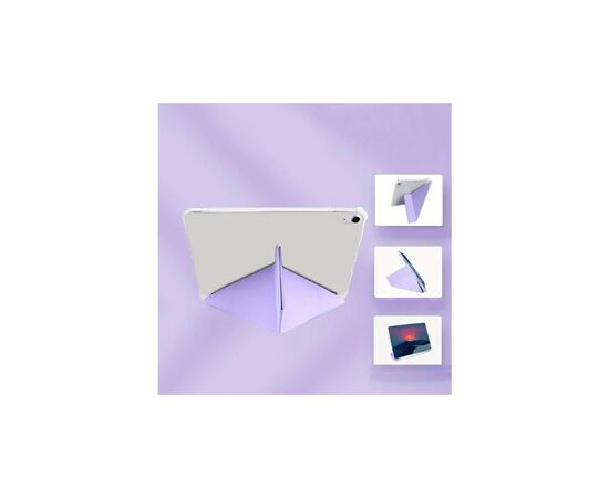 Чехол для планшета BeCover Ultra Slim Origami Transparent Apple iPad Air 11" M2 2024 Purple (711392), изображение 4 Чехол для планшета BeCover Ultra Slim Origami Transparent Apple iPad Air 11" M2 2024 Purple (711392), изображение 4