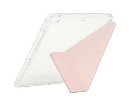 Чехол для планшета BeCover Ultra Slim Origami Transparent Apple Pencil Apple iPad 10.2 2019/2020/2021 Pink (711100), изображение 2 Чехол для планшета BeCover Ultra Slim Origami Transparent Apple Pencil Apple iPad 10.2 2019/2020/2021 Pink (711100), изображение 2