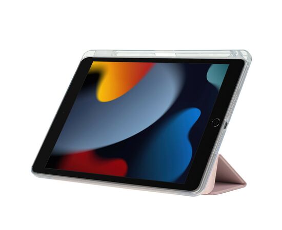 Чехол для планшета BeCover Ultra Slim Origami Transparent Apple Pencil Apple iPad 10.2 2019/2020/2021 Pink (711100), изображение 3 Чехол для планшета BeCover Ultra Slim Origami Transparent Apple Pencil Apple iPad 10.2 2019/2020/2021 Pink (711100), изображение 3