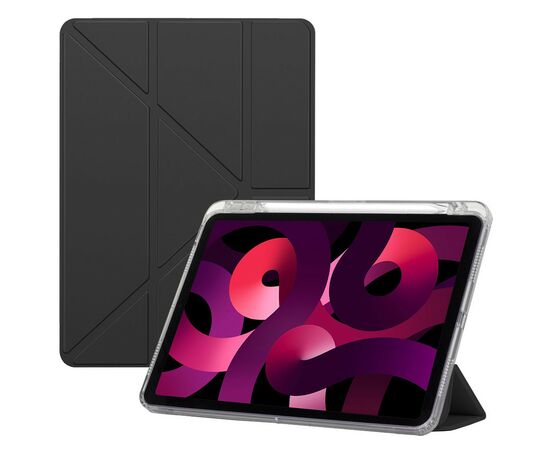 Чехол для планшета BeCover Ultra Slim Origami Transparent Apple Pencil Apple iPad Air (4/5) 2020/2022 10.9" Black (711102), изображение 2 Чехол для планшета BeCover Ultra Slim Origami Transparent Apple Pencil Apple iPad Air (4/5) 2020/2022 10.9" Black (711102), изображение 2