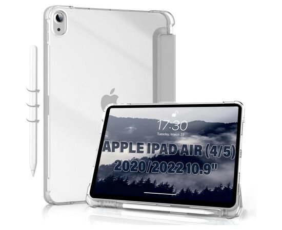Чехол для планшета BeCover Soft Edge Apple iPad Air (4/5) 2020/2022 10.9" Gray (711122), изображение 2 Чехол для планшета BeCover Soft Edge Apple iPad Air (4/5) 2020/2022 10.9" Gray (711122), изображение 2
