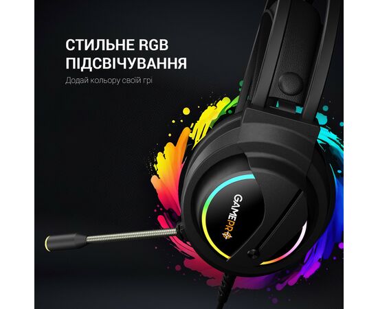 Наушники GamePro HS565 Nitro Black (HS565), изображение 10 Наушники GamePro HS565 Nitro Black (HS565), изображение 10
