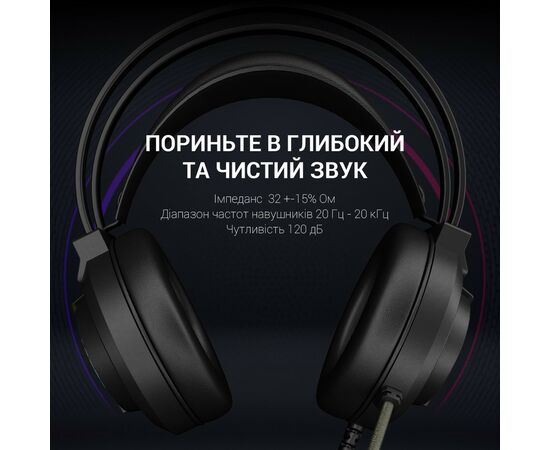 Наушники GamePro HS565 Nitro Black (HS565), изображение 6 Наушники GamePro HS565 Nitro Black (HS565), изображение 6