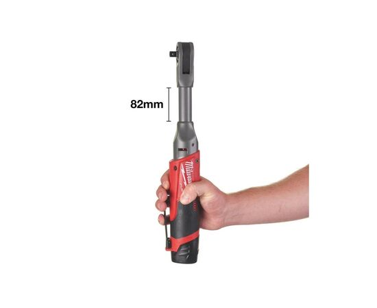 Гайковерт Milwaukee угловой удлиненный 3/8" M12 FIR38LR-0, 75Нм (без АКБ и ЗУ) (4933471500), изображение 2 Гайковерт Milwaukee угловой удлиненный 3/8" M12 FIR38LR-0, 75Нм (без АКБ и ЗУ) (4933471500), изображение 2