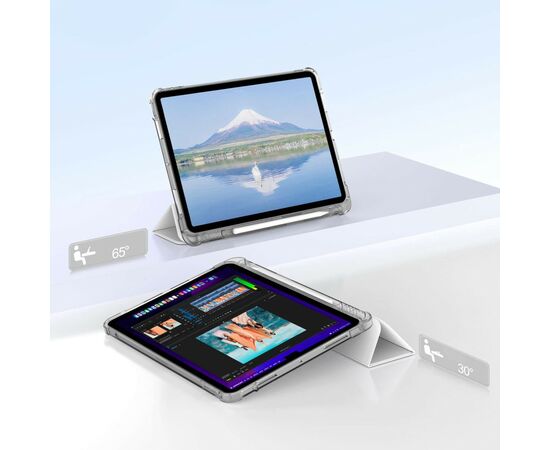 Чохол до планшета BeCover Soft Edge Apple iPad Air 11" M2 2024 Gray (711428), зображення 4 Чохол до планшета BeCover Soft Edge Apple iPad Air 11" M2 2024 Gray (711428), зображення 4