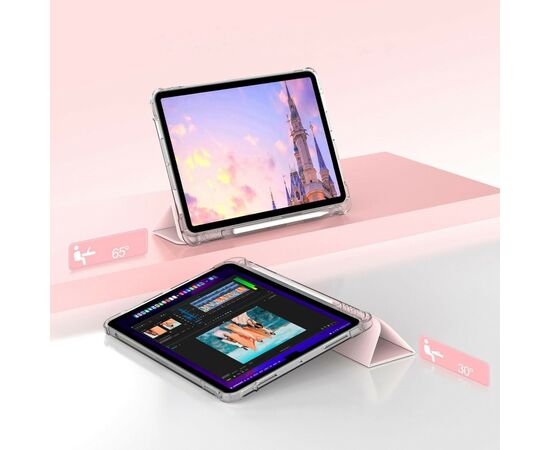 Чехол для планшета BeCover Soft Edge Apple iPad Air 11" M2 2024 Pink (711431), изображение 4 Чехол для планшета BeCover Soft Edge Apple iPad Air 11" M2 2024 Pink (711431), изображение 4