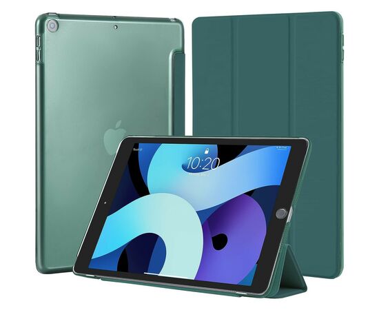 Чехол для планшета BeCover Tri Fold Hard Apple iPad 10.2 2019/2020/2021 Dark Green (709656) (709656), изображение 2 Чехол для планшета BeCover Tri Fold Hard Apple iPad 10.2 2019/2020/2021 Dark Green (709656) (709656), изображение 2