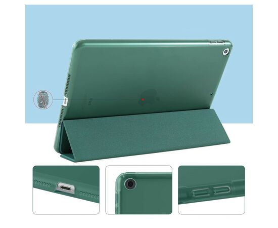 Чехол для планшета BeCover Tri Fold Hard Apple iPad 10.2 2019/2020/2021 Dark Green (709656) (709656), изображение 3 Чехол для планшета BeCover Tri Fold Hard Apple iPad 10.2 2019/2020/2021 Dark Green (709656) (709656), изображение 3