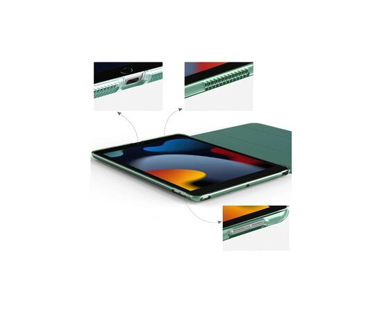 Чехол для планшета BeCover Tri Fold Hard Apple iPad 10.2 2019/2020/2021 Dark Green (709656) (709656), изображение 5 Чехол для планшета BeCover Tri Fold Hard Apple iPad 10.2 2019/2020/2021 Dark Green (709656) (709656), изображение 5