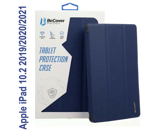 Чехол для планшета BeCover Tri Fold Hard Apple iPad 10.2 2019/2020/2021 Deep Blue (706865) (706865)