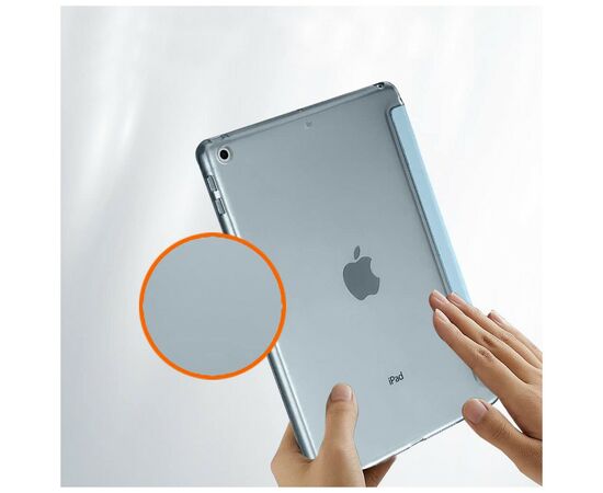 Чехол для планшета BeCover Tri Fold Hard Apple iPad 10.2 2019/2020/2021 Light Blue (711126), изображение 4 Чехол для планшета BeCover Tri Fold Hard Apple iPad 10.2 2019/2020/2021 Light Blue (711126), изображение 4