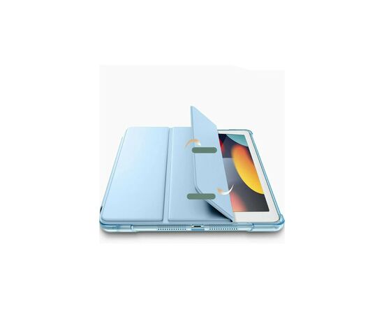 Чехол для планшета BeCover Tri Fold Hard Apple iPad 10.2 2019/2020/2021 Light Blue (711126), изображение 5 Чехол для планшета BeCover Tri Fold Hard Apple iPad 10.2 2019/2020/2021 Light Blue (711126), изображение 5