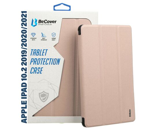Чехол для планшета BeCover Tri Fold Hard Apple iPad 10.2 2019/2020/2021 Pink (711127)
