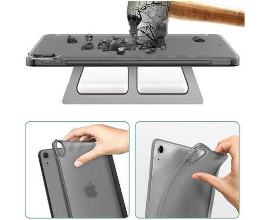Чехол для планшета BeCover Tri Fold Hard Apple iPad Air (4/5) 2020/2022 10.9" Black (709661) (709661), изображение 5