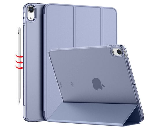 Чохол до планшета BeCover Tri Fold Hard Apple iPad Air (4/5) 2020/2022 10.9" Purple (709665) (709665), зображення 2 Чохол до планшета BeCover Tri Fold Hard Apple iPad Air (4/5) 2020/2022 10.9" Purple (709665) (709665), зображення 2