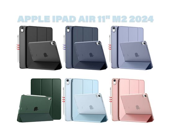 Чехол для планшета BeCover Tri Fold Hard Apple iPad Air 11" M2 2024 Black (711412), изображение 7 Чехол для планшета BeCover Tri Fold Hard Apple iPad Air 11" M2 2024 Black (711412), изображение 7