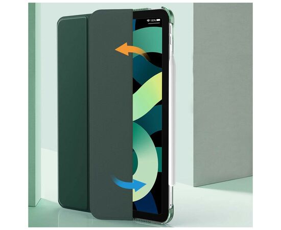 Чехол для планшета BeCover Tri Fold Hard Apple iPad Air 11" M2 2024 Dark Green (711414), изображение 5 Чехол для планшета BeCover Tri Fold Hard Apple iPad Air 11" M2 2024 Dark Green (711414), изображение 5