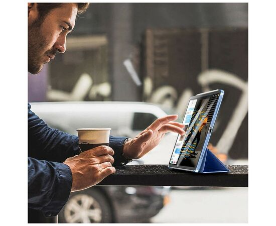 Чехол для планшета BeCover Tri Fold Hard Apple iPad Air 11" M2 2024 Deep Blue (711413), изображение 6 Чехол для планшета BeCover Tri Fold Hard Apple iPad Air 11" M2 2024 Deep Blue (711413), изображение 6