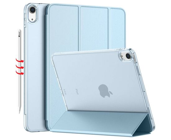 Чехол для планшета BeCover Tri Fold Hard Apple iPad Air 11" M2 2024 Light Blue (711415), изображение 2 Чехол для планшета BeCover Tri Fold Hard Apple iPad Air 11" M2 2024 Light Blue (711415), изображение 2