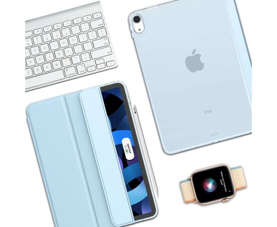 Чехол для планшета BeCover Tri Fold Hard Apple iPad Air 11" M2 2024 Light Blue (711415), изображение 5 Чехол для планшета BeCover Tri Fold Hard Apple iPad Air 11" M2 2024 Light Blue (711415), изображение 5