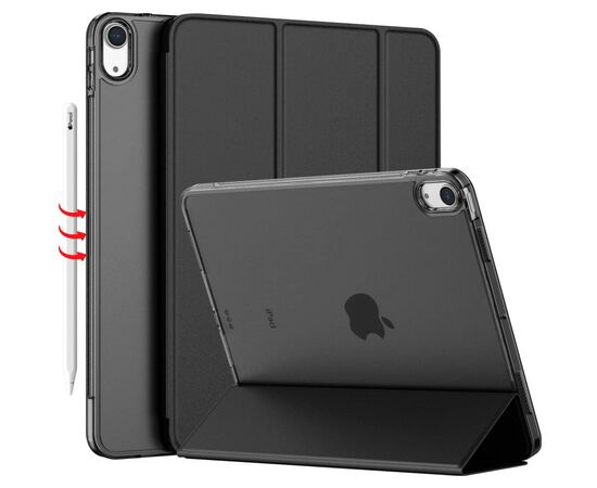Чехол для планшета BeCover Tri Fold Hard Apple iPad Air 4 10.9 2020/2021 Black (706860) (706860), изображение 2 Чехол для планшета BeCover Tri Fold Hard Apple iPad Air 4 10.9 2020/2021 Black (706860) (706860), изображение 2