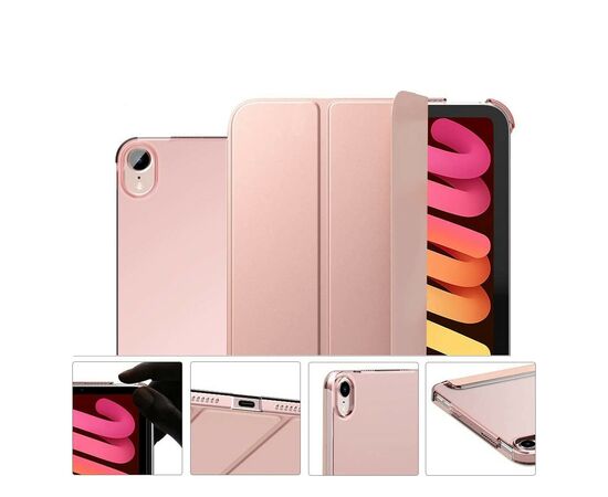 Чехол для планшета BeCover Tri Fold Hard Apple iPad Air 4 10.9 2020/2021 Pink (709660) (709660), изображение 5