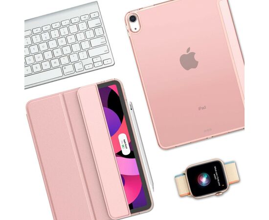 Чехол для планшета BeCover Tri Fold Hard Apple iPad Air 4 10.9 2020/2021 Pink (709660) (709660), изображение 6