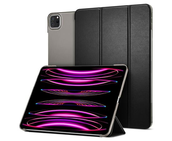 Чехол для планшета BeCover Tri Fold Hard Apple iPad Pro 12.9 2020/2021/2022 Black (709668) (709668), изображение 2 Чехол для планшета BeCover Tri Fold Hard Apple iPad Pro 12.9 2020/2021/2022 Black (709668) (709668), изображение 2