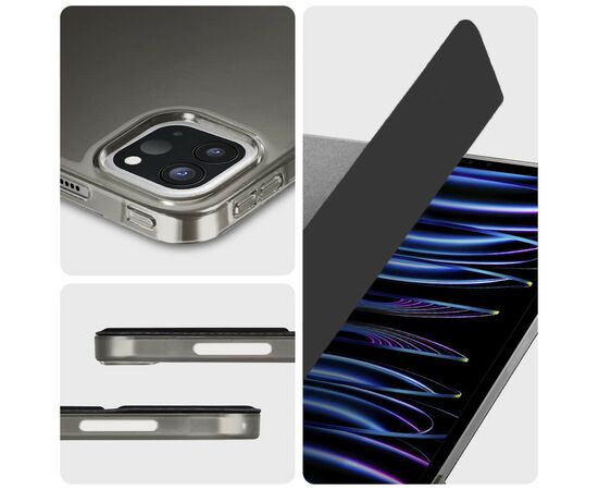 Чехол для планшета BeCover Tri Fold Hard Apple iPad Pro 12.9 2020/2021/2022 Black (709668) (709668), изображение 4 Чехол для планшета BeCover Tri Fold Hard Apple iPad Pro 12.9 2020/2021/2022 Black (709668) (709668), изображение 4