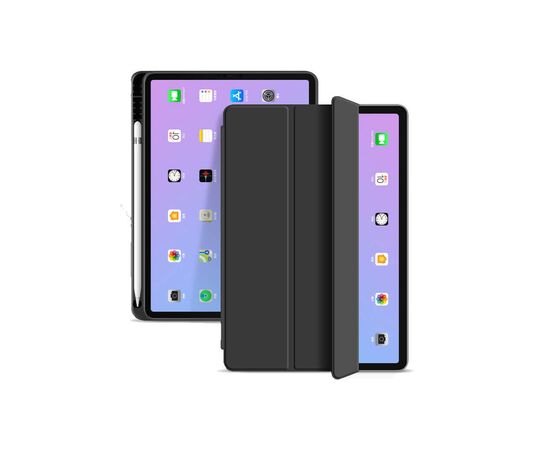 Чехол для планшета BeCover Tri Fold Hard TPU Apple iPad Air (4/5) 2020/2022 10.9" Black (711106), изображение 5 Чехол для планшета BeCover Tri Fold Hard TPU Apple iPad Air (4/5) 2020/2022 10.9" Black (711106), изображение 5