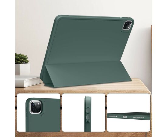 Чехол для планшета BeCover Tri Fold Hard TPU Apple iPad Pro 11 2020/2021/2022 Dark Green (711110), изображение 3 Чехол для планшета BeCover Tri Fold Hard TPU Apple iPad Pro 11 2020/2021/2022 Dark Green (711110), изображение 3