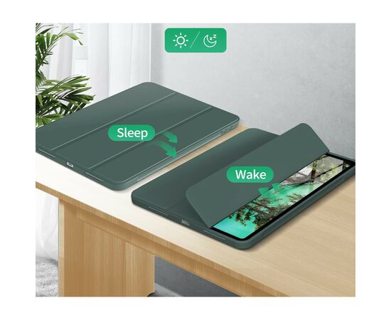 Чехол для планшета BeCover Tri Fold Hard TPU Apple iPad Pro 11 2020/2021/2022 Dark Green (711110), изображение 6 Чехол для планшета BeCover Tri Fold Hard TPU Apple iPad Pro 11 2020/2021/2022 Dark Green (711110), изображение 6