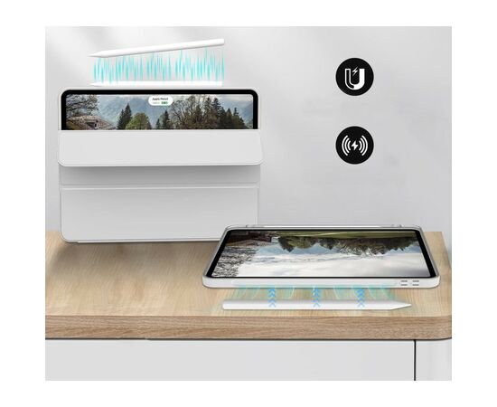 Чехол для планшета BeCover Tri Fold Hard TPU Apple iPad Pro 11 2020/2021/2022 Gray (711111), изображение 5 Чехол для планшета BeCover Tri Fold Hard TPU Apple iPad Pro 11 2020/2021/2022 Gray (711111), изображение 5