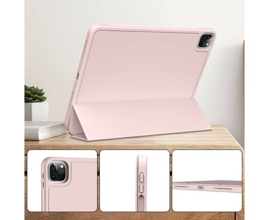 Чохол до планшета BeCover Tri Fold Hard TPU Apple iPad Pro 11 2020/2021/2022 Pink (711113), зображення 3 Чохол до планшета BeCover Tri Fold Hard TPU Apple iPad Pro 11 2020/2021/2022 Pink (711113), зображення 3