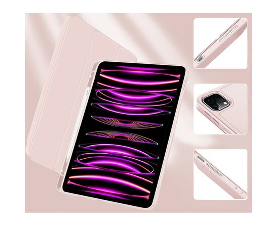 Чохол до планшета BeCover Tri Fold Hard TPU Apple iPad Pro 11 2020/2021/2022 Pink (711113), зображення 4 Чохол до планшета BeCover Tri Fold Hard TPU Apple iPad Pro 11 2020/2021/2022 Pink (711113), зображення 4