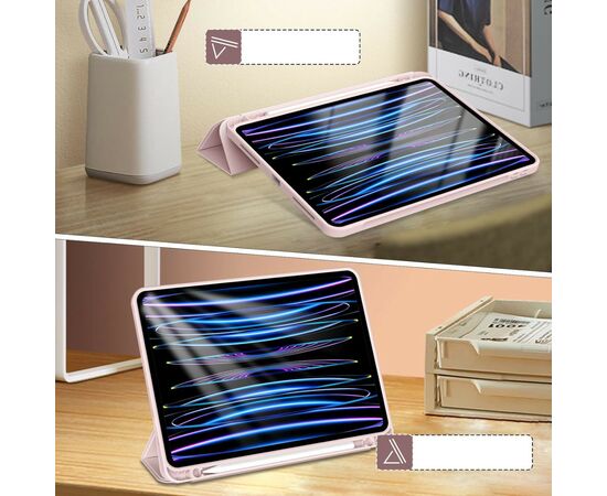 Чохол до планшета BeCover Tri Fold Hard TPU Apple iPad Pro 11 2020/2021/2022 Pink (711113), зображення 5 Чохол до планшета BeCover Tri Fold Hard TPU Apple iPad Pro 11 2020/2021/2022 Pink (711113), зображення 5