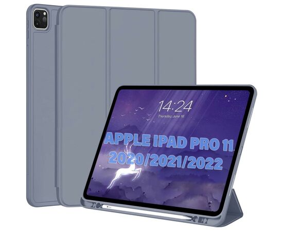 Чехол для планшета BeCover Tri Fold Hard TPU Apple iPad Pro 11 2020/2021/2022 Purple (711114), изображение 2 Чехол для планшета BeCover Tri Fold Hard TPU Apple iPad Pro 11 2020/2021/2022 Purple (711114), изображение 2